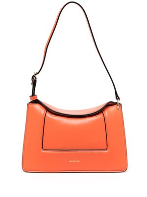 Wandler micro Penelope leather clutch bag - Orange