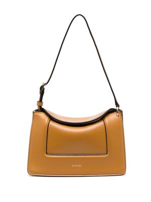 Wandler micro Penelope leather crossbody bag - Brown