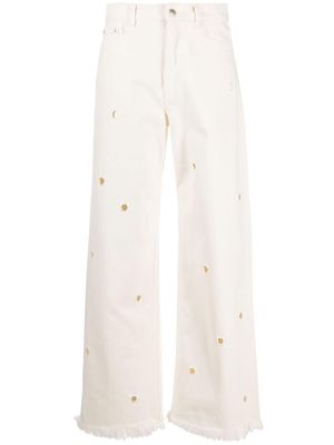 Wandler mid-rise flared jeans - Neutrals