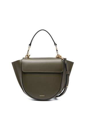 Wandler mini Hortensia leather shoulder bag - Green