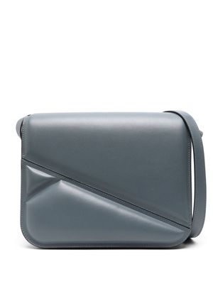 Wandler Oscar Trunk leather crossbody bag - Grey