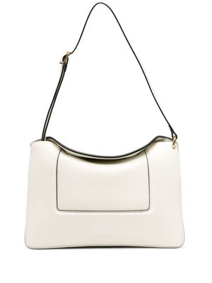 Wandler Penelope Shell leather shoulder bag - White