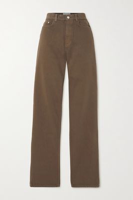 Wandler - Poppy High-rise Straight-leg Jeans - Brown