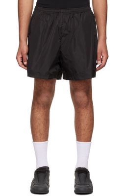 WARDROBE. NYC Black Nylon Shorts