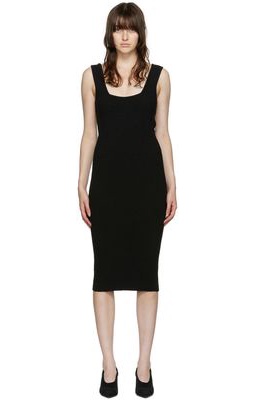 WARDROBE.NYC Black Sleeveless Midi Dress