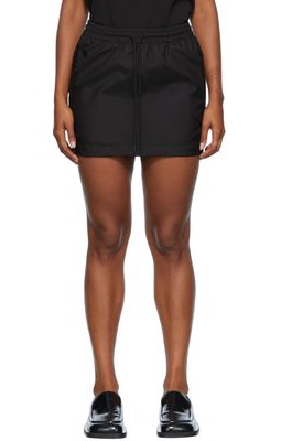 WARDROBE.NYC Black Utility Miniskirt