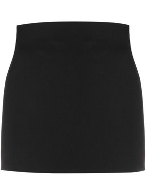 WARDROBE.NYC Column virgin wool miniskirt - Black