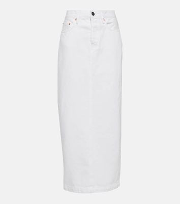 Wardrobe.NYC Cotton denim maxi skirt