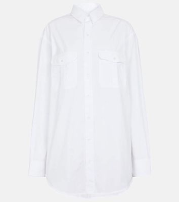 Wardrobe.NYC Cotton poplin shirt dress