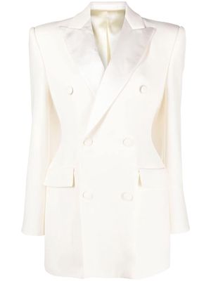 WARDROBE.NYC double-breasted blazer minidress - White