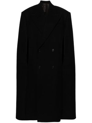 WARDROBE.NYC double-breasted wool cape - Black