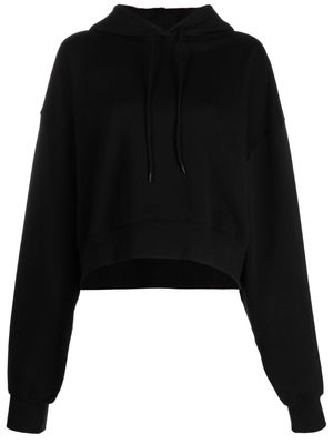 WARDROBE.NYC drawstring cotton hoodie - Black