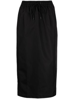 WARDROBE.NYC elasticated drawstring skirt - Black