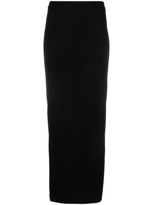 WARDROBE.NYC elasticated-waistband maxi skirt - Black