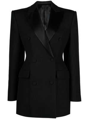 WARDROBE.NYC fitted-waistline double-breasted blazer dress - Black
