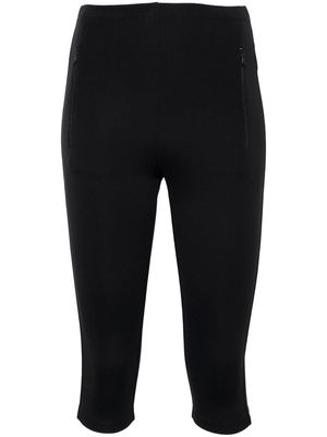 WARDROBE.NYC jersey capri leggings - Black