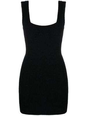 WARDROBE.NYC knitted mini dress - Black