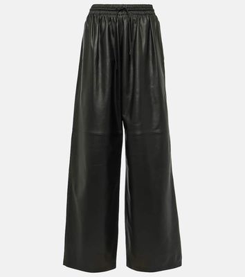 Wardrobe.NYC Leather wide-leg pants