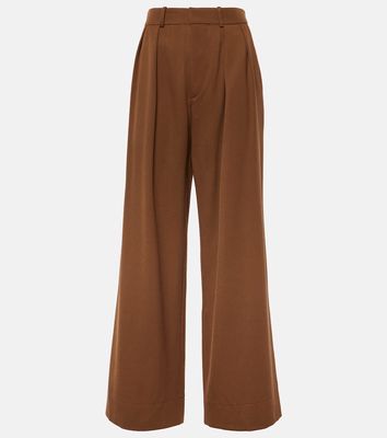 Wardrobe.NYC Low-rise wool wide-leg pants