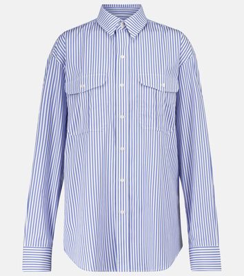 Wardrobe.NYC Pinstriped cotton shirt