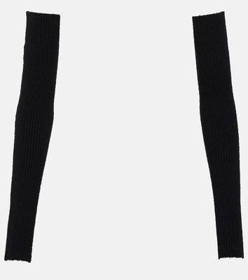 Wardrobe.NYC Ribbed-knit cotton-blend sleeves