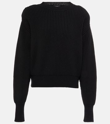 Wardrobe.NYC Ribbed-knit wool sweater