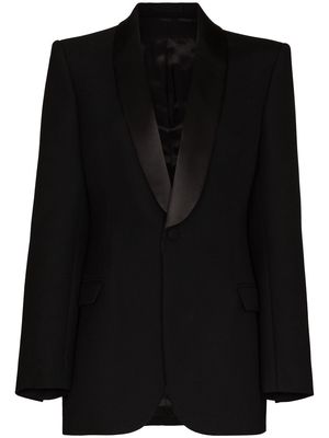 WARDROBE.NYC single-breasted wool blazer - Black