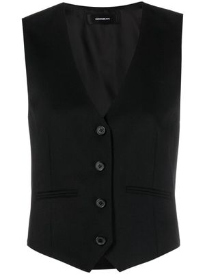 WARDROBE.NYC wool waistcoat - Black