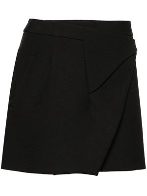WARDROBE.NYC wrap mini skirt - Black
