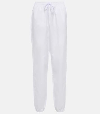 Wardrobe.NYC Zip-cuff high-rise sweatpants