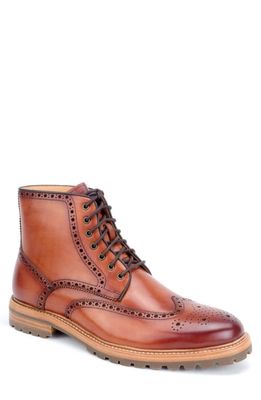 Warfield & Grand Rockford Wingtip Boot in Tan