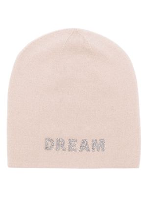 Warm-Me Damian Dream slogan-embellished beanie - Pink