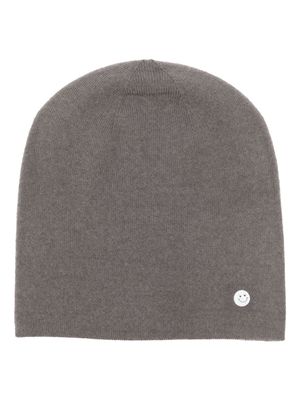 Warm-Me Damian smiley-face beanie - Grey