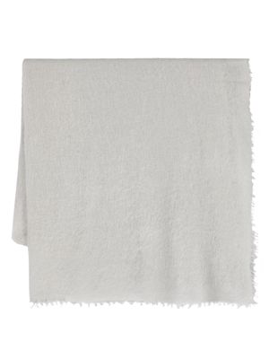 Warm-Me fringed cashmere scarf - Grey