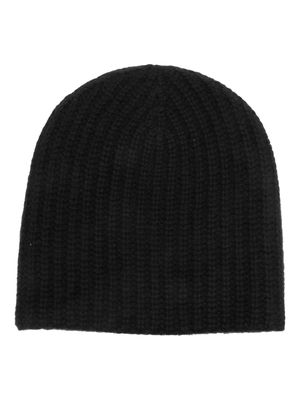 Warm-Me knitted cashmere beanie - Black