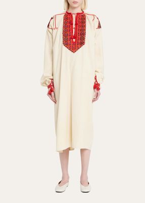 Warsia Bead-Embellished Maxi Dress