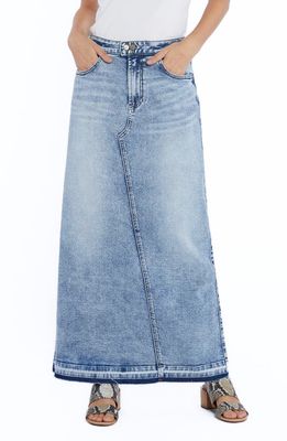 Wash Lab Denim Align Denim Maxi Skirt in Azure Wash