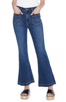 Wash Lab Denim Honey Flare Leg Jeans in Carin Blue