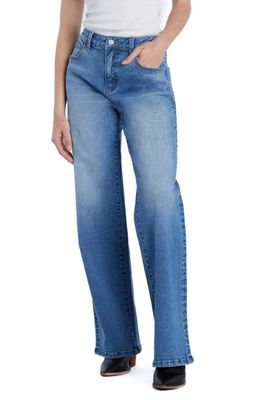 Wash Lab Denim Relaxed Straight Leg Jeans in Relax Blue