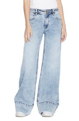 Wash Lab Denim Tommie Relax Straight Leg Jeans in Ryan Blue