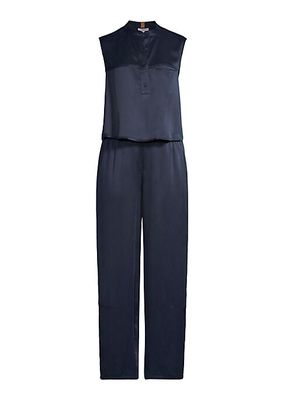 Washable Silk Tank & Shaped Pants Pajama Set