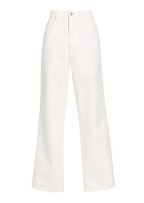 Washed Canvas Work-Wear Pants