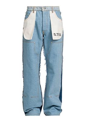 Washed Insideout Carpenter Pants