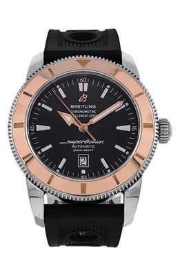 Watchfinder & Co. Breitling Preowned Superocean Rubber Strap Watch