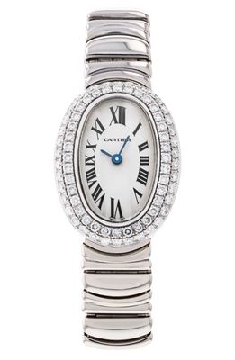 Watchfinder & Co. Cartier Preowned Baignoire Diamond Bracelet Watch