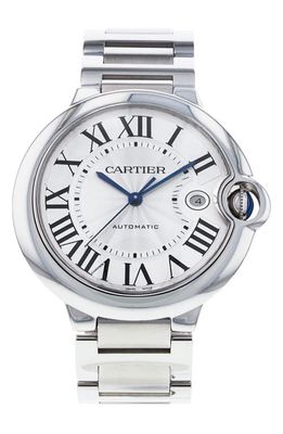 Watchfinder & Co. Cartier Preowned Ballon Bleu Automatic Bracelet Watch in Steel