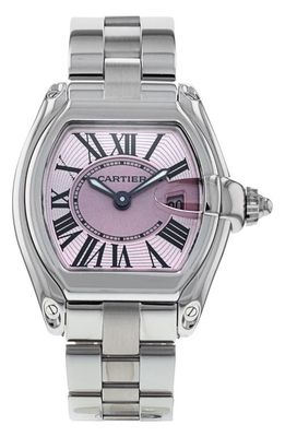 Watchfinder & Co. Cartier Preowned Roadster Automatic Bracelet Watch in Steel