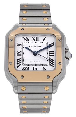 Watchfinder & Co. Cartier Preowned Santos Automatic Bracelet Watch