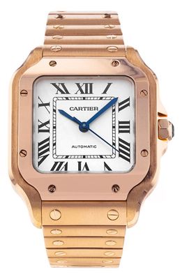 Watchfinder & Co. Cartier Preowned Santos de Cartier Bracelet Watch