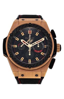 Watchfinder & Co. Hublot Preowned 2011 Big Bang King Power Chronograph Fabric & Rubber Strap Watch